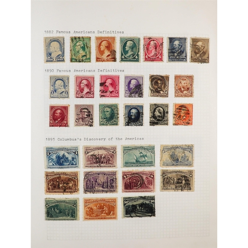 1368 - UNITED STATES 1851-2016 MOSTLY USED COLLECTION in two albums, seems to be highly complete from 1920'... 