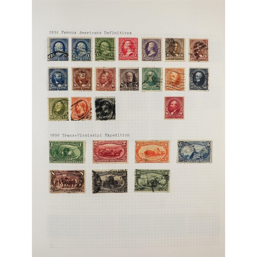 1368 - UNITED STATES 1851-2016 MOSTLY USED COLLECTION in two albums, seems to be highly complete from 1920'... 