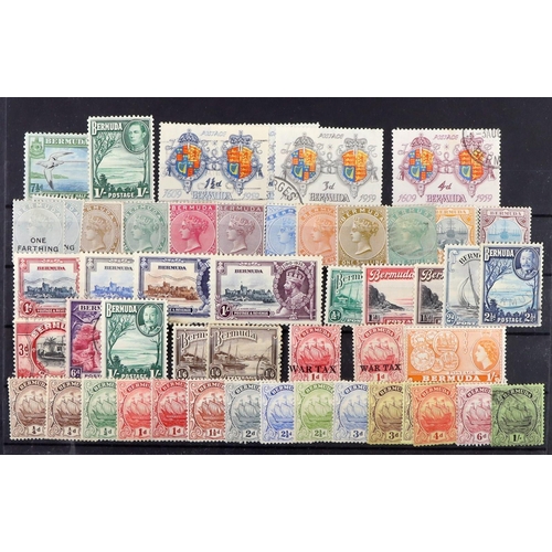 137 - COMMONWEALTH 1860's-1980's mint & used ranges on stock cards, includes Falkland Is 1898 2s6d & 5s mi... 