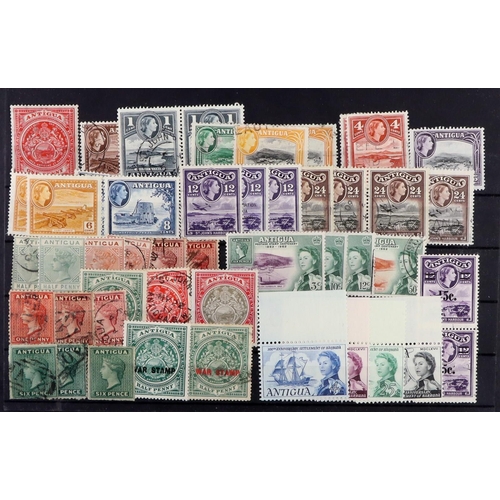 137 - COMMONWEALTH 1860's-1980's mint & used ranges on stock cards, includes Falkland Is 1898 2s6d & 5s mi... 