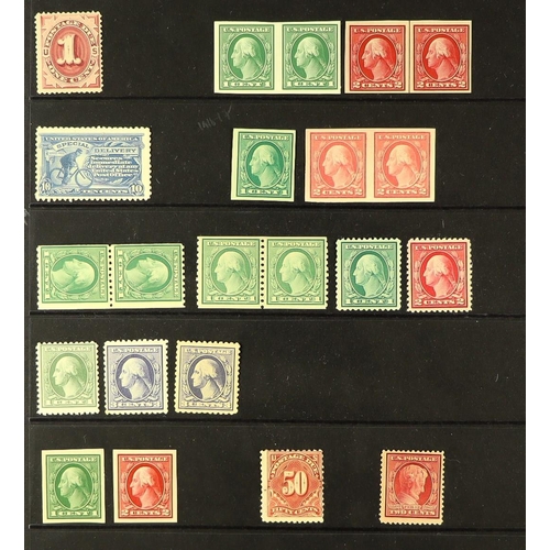 1371 - UNITED STATES 1893 - 1918 MINT COLLECTION on hingeless pages, chiefly commemorative issues, also som... 