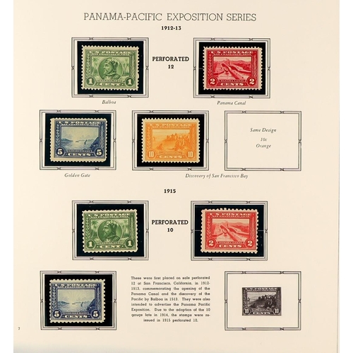 1371 - UNITED STATES 1893 - 1918 MINT COLLECTION on hingeless pages, chiefly commemorative issues, also som... 