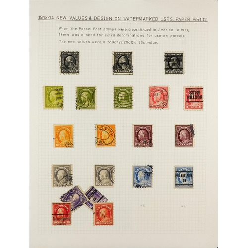 1374 - UNITED STATES 1901 - 1919 COMPREHENSIVE COLLECTION of mostly mint (some used) on around 40 exhibitio... 