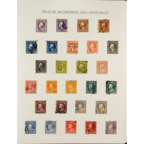 1374 - UNITED STATES 1901 - 1919 COMPREHENSIVE COLLECTION of mostly mint (some used) on around 40 exhibitio... 