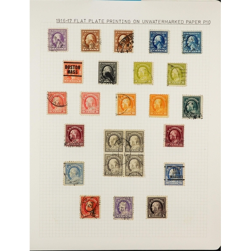 1374 - UNITED STATES 1901 - 1919 COMPREHENSIVE COLLECTION of mostly mint (some used) on around 40 exhibitio... 