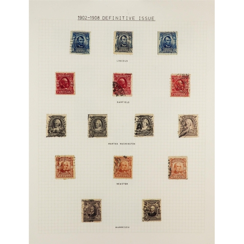 1374 - UNITED STATES 1901 - 1919 COMPREHENSIVE COLLECTION of mostly mint (some used) on around 40 exhibitio... 