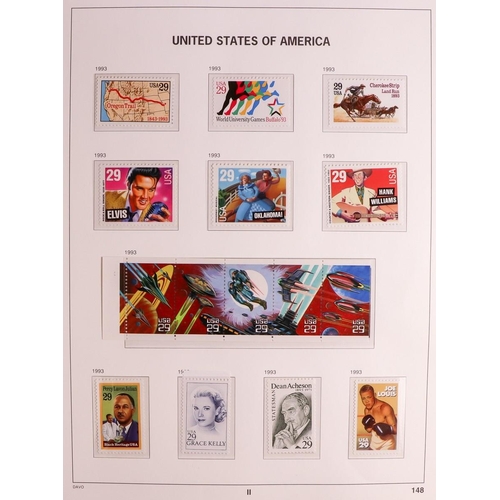 1375 - UNITED STATES 1960's - 2000's NEVER HINGED MINT in 2 large stock books, a large album and on loose p... 