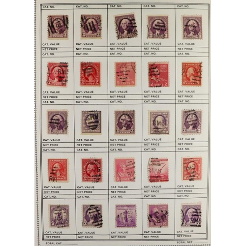 1377 - UNITED STATES RAILWAY MAIL SERVICE. A collection of chiefly 1900's - 1940's stamps with 