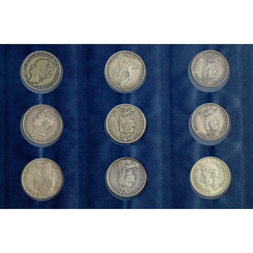 14 - BRITISH COINS INCL MANY SILVER 16th Century to 1971 collection, includes Elizabeth I silver coin, Ch... 