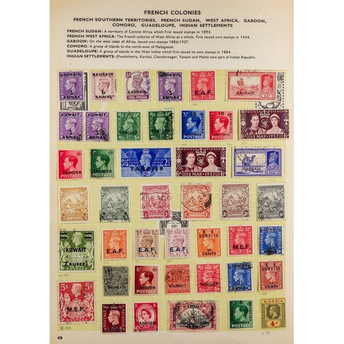 142 - COLLECTOR'S ESTATE IN CARTON BRITISH COMMONWEALTH all periods mint & used accumulation in nine album... 