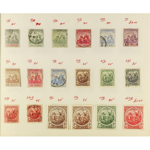 144 - COMMONWEALTH assorted mint & used stamps on stock & album pages, in a box file (few 1000's) Lot 144 ... 