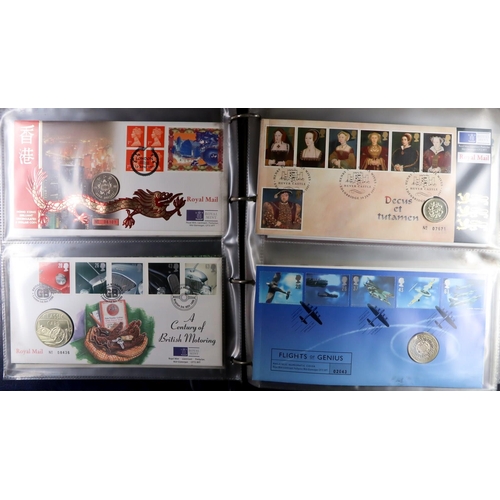 1446 - GB. COVERS & POSTAL HISTORY 1994-2005 ROYAL MAIL / ROYAL MINT COIN COVERS All different collection i... 