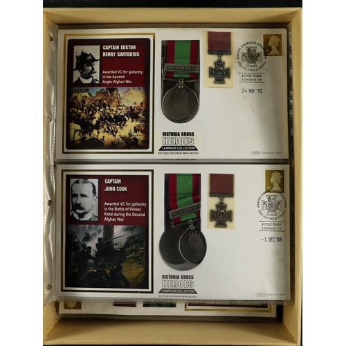 1448 - GB. COVERS & POSTAL HISTORY BENHAM MEDAL COVERS 1998 - 2005 collection of Benham covers each contain... 