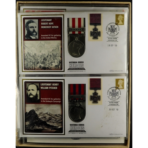 1448 - GB. COVERS & POSTAL HISTORY BENHAM MEDAL COVERS 1998 - 2005 collection of Benham covers each contain... 