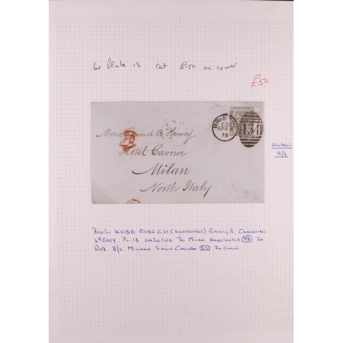 1452 - GB. COVERS & POSTAL HISTORY BRISTOL POSTAL HISTORY COLLECTION of 1823 to 1883 stamped & unstamped co... 