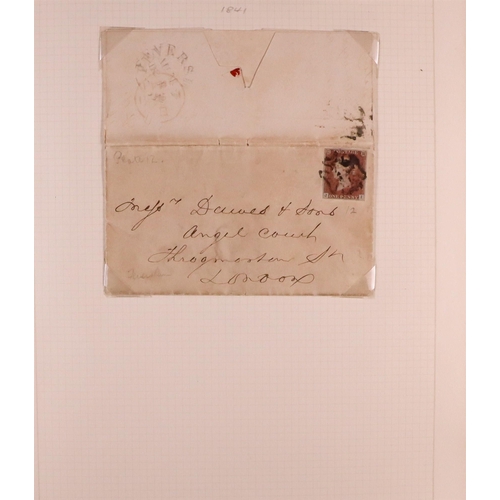 1458 - GB. COVERS & POSTAL HISTORY FAVERSHAM, KENT POSTAL HISTORY COLLECTION IN 6 ALBUMS plus some addition... 