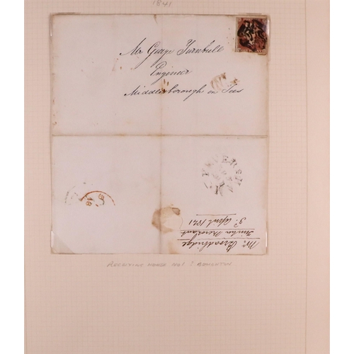 1458 - GB. COVERS & POSTAL HISTORY FAVERSHAM, KENT POSTAL HISTORY COLLECTION IN 6 ALBUMS plus some addition... 