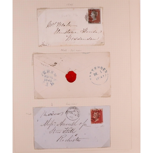 1458 - GB. COVERS & POSTAL HISTORY FAVERSHAM, KENT POSTAL HISTORY COLLECTION IN 6 ALBUMS plus some addition... 