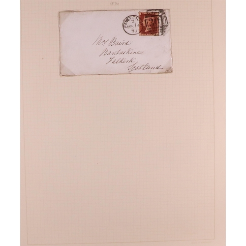 1458 - GB. COVERS & POSTAL HISTORY FAVERSHAM, KENT POSTAL HISTORY COLLECTION IN 6 ALBUMS plus some addition... 