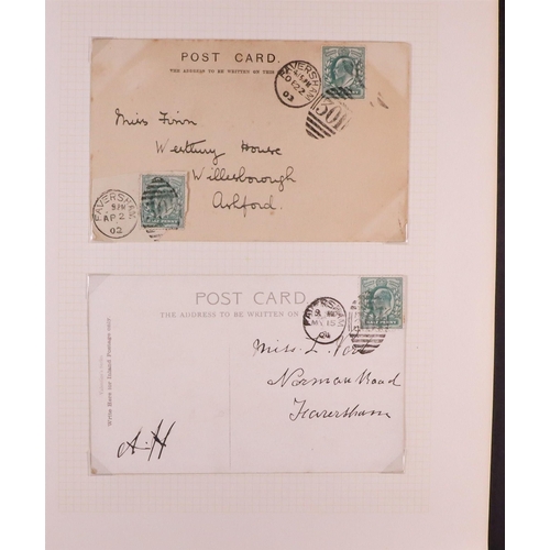 1458 - GB. COVERS & POSTAL HISTORY FAVERSHAM, KENT POSTAL HISTORY COLLECTION IN 6 ALBUMS plus some addition... 