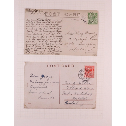 1458 - GB. COVERS & POSTAL HISTORY FAVERSHAM, KENT POSTAL HISTORY COLLECTION IN 6 ALBUMS plus some addition... 