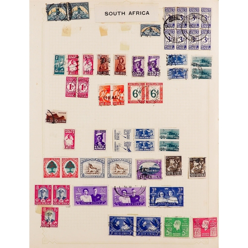 146 - KING GEORGE VI STAMPS & COVERS. A somewhat untidy collection of sets, ranges, blocks and other multi... 