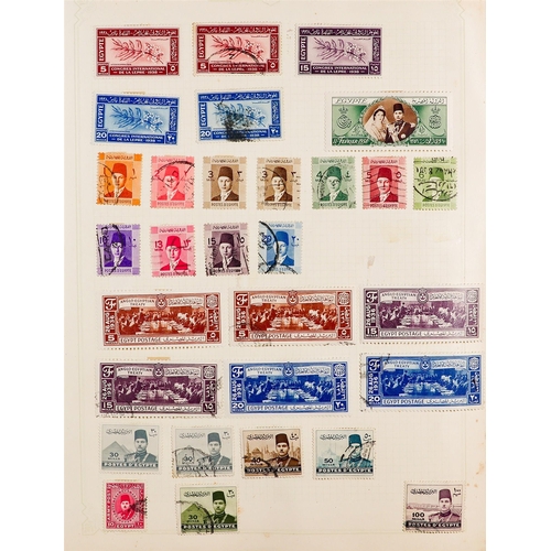 146 - KING GEORGE VI STAMPS & COVERS. A somewhat untidy collection of sets, ranges, blocks and other multi... 