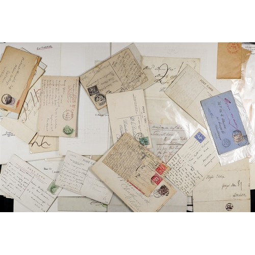 1462 - GB. COVERS & POSTAL HISTORY LANCASHIRE - CLITHEROE POSTAL HISTORY COLLECTION 1776 - 1950's written-u... 