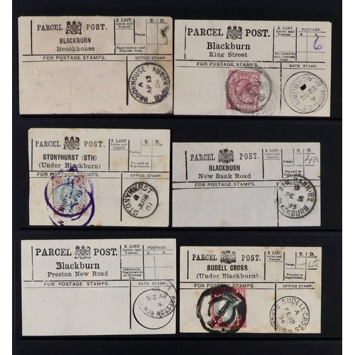 1463 - GB. COVERS & POSTAL HISTORY LANCASHIRE - BLACKBURN POSTAL HISTORY COLLECTION 1780's - 1970's, an ext... 