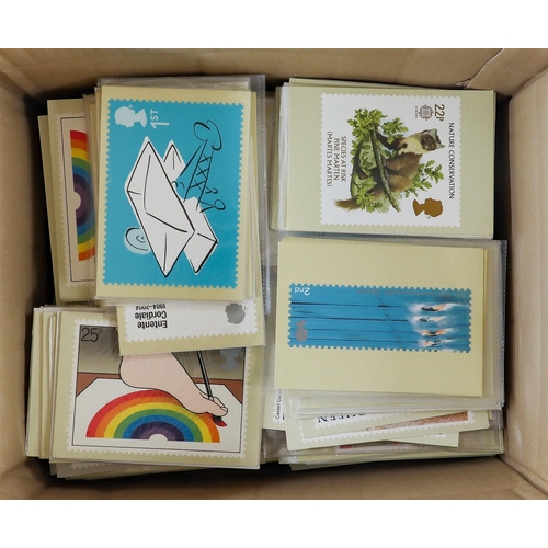 1468 - GB. COVERS & POSTAL HISTORY PHQ CARDS 1970's-2024 hoard of used & unused cards in two boxes, very fi... 