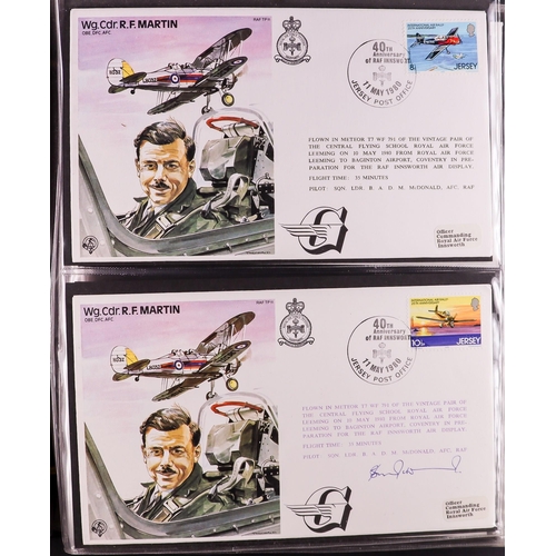 1472 - GB. COVERS & POSTAL HISTORY RAF 'TEST PILOT SERIES' COVERS collection, complete for numbers TP1 - TP... 