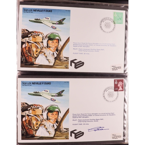 1472 - GB. COVERS & POSTAL HISTORY RAF 'TEST PILOT SERIES' COVERS collection, complete for numbers TP1 - TP... 