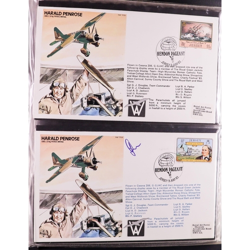 1472 - GB. COVERS & POSTAL HISTORY RAF 'TEST PILOT SERIES' COVERS collection, complete for numbers TP1 - TP... 