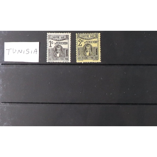 149 - POSTAGE DUE STAMPS OF THE WORLD collection in binder of mint & used postage due stamps ranging from ... 