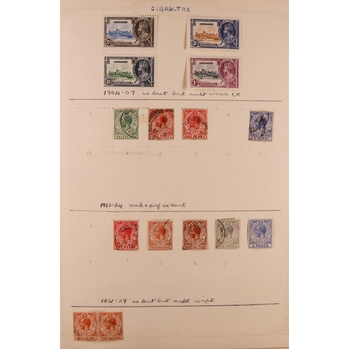 154 - COMMONWEALTH OLD TIME COLLECTION Mostly 19th Century to 1930's mint & used stamps in two albums, we ... 