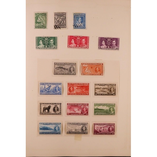 154 - COMMONWEALTH OLD TIME COLLECTION Mostly 19th Century to 1930's mint & used stamps in two albums, we ... 