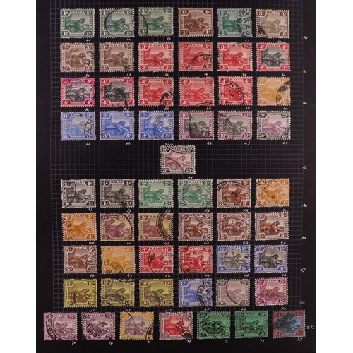 157 - COMMONWEALTH COLLECTION in album with Straits Settlements incl 1936-37 set mint, Malaya FMS with som... 