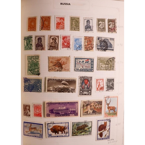 158 - EXTENSIVE WORLD COLLECTION All periods mint & used all different stamps in six albums, we see Aden t... 