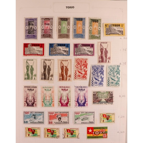 158 - EXTENSIVE WORLD COLLECTION All periods mint & used all different stamps in six albums, we see Aden t... 