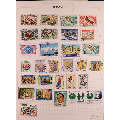 158 - EXTENSIVE WORLD COLLECTION All periods mint & used all different stamps in six albums, we see Aden t... 