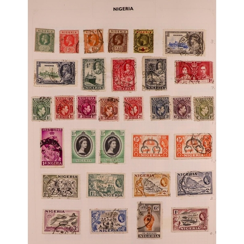 158 - EXTENSIVE WORLD COLLECTION All periods mint & used all different stamps in six albums, we see Aden t... 