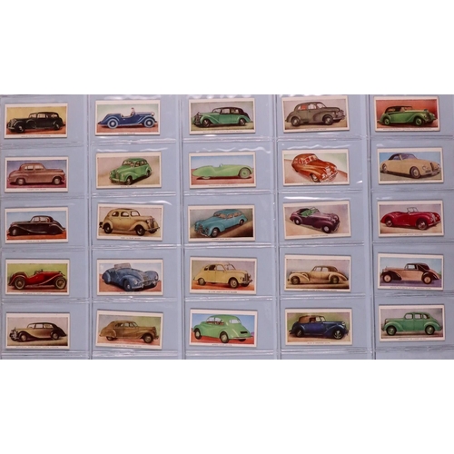 16 - CIGARETTE AND TEA CARDS IN ALBUMS. Over 100 tea card albums and 50 cigarette card albums with varyin... 