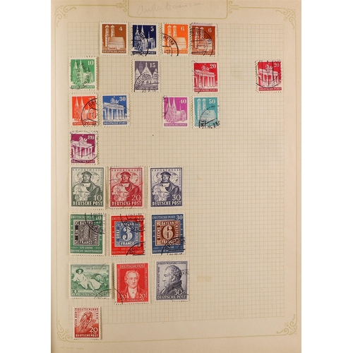 161 - WORLD WITH COMMONWEALTH IN 5 ALBUMS with around 8000 mint & used stamps from Acores to Zanzibar. Muc... 