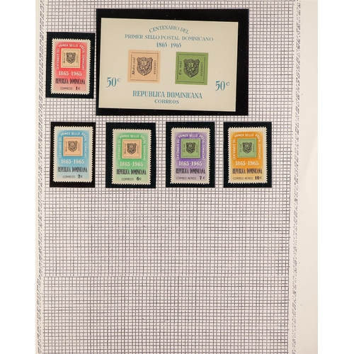 163 - 'STAMPS ON STAMPS' TOPICAL COLLECTION of 1400+ chiefly never hinged mint stamps & 200+ miniature she... 