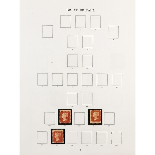 1637 - GB.QUEEN VICTORIA 1864-79 1D ‘PLATES’ MINT COLLECTION of 66 different plate numbers from 72 to 224 o... 