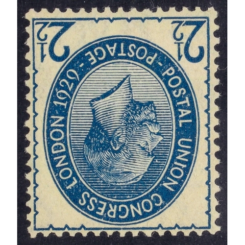 1726 - GB.GEORGE V 1929 2½d blue PUC, watermark inverted, SG 437Wi, never hinged mint, the gum very slightl... 