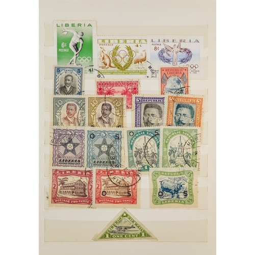 173 - WORLD ACCUMULATION IN FOUR CARTONS All periods mint & used stamps in various albums, stock books, on... 