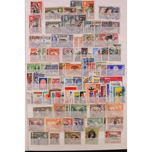 176 - WORLD IN TWO BOXES All periods mint & used stamps, includes about 15 stockbooks with British Commonw... 