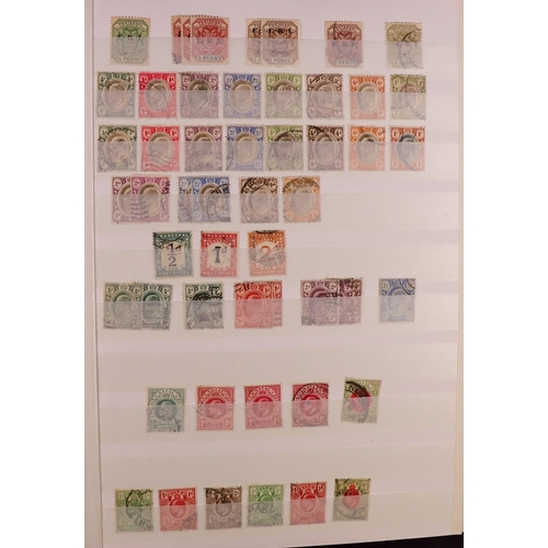 176 - WORLD IN TWO BOXES All periods mint & used stamps, includes about 15 stockbooks with British Commonw... 