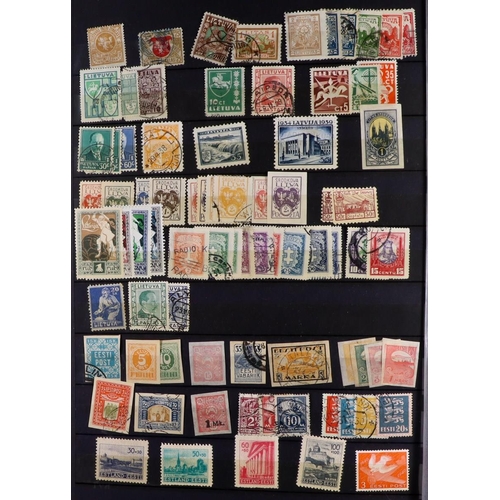 176 - WORLD IN TWO BOXES All periods mint & used stamps, includes about 15 stockbooks with British Commonw... 